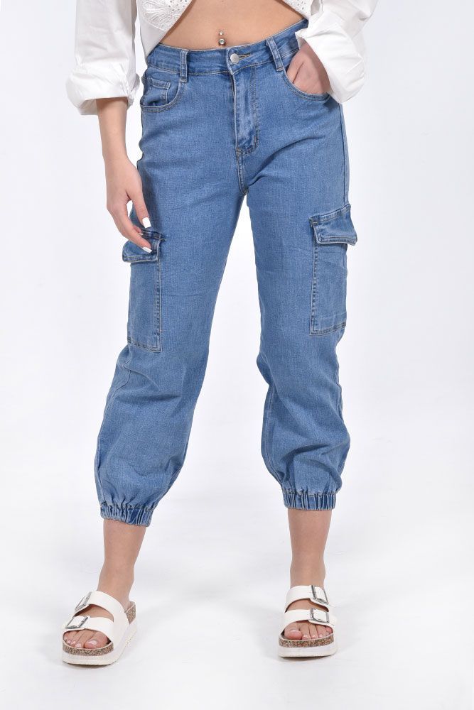 Cargo blue jean 